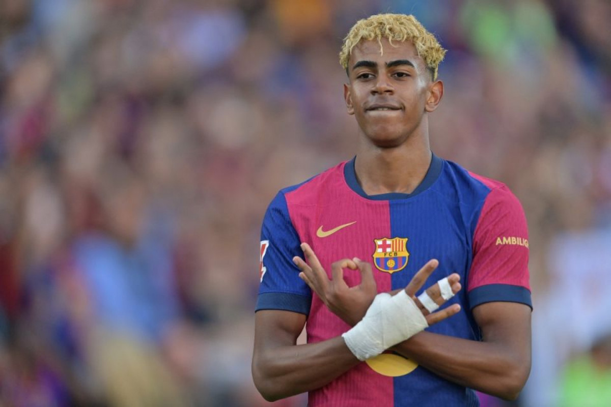 Lamine Yamal, atacante do Barcelona (MANAURE QUINTERO / AFP) Lamine Yamal, atacante do Barcelona/MANAURE QUINTERO / AFP