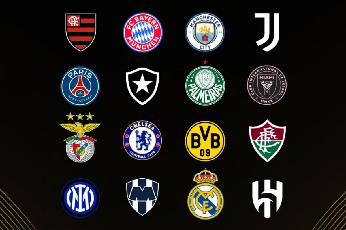 Os 16 times classificados para as Oitavas de Final do Mundial de Clubes de 2025 (Divulgação/ FIFA Club World Cup) Os 16 times classificados para as Oitavas de Final do Mundial de Clubes de 2025/Divulgação/ FIFA Club World Cup