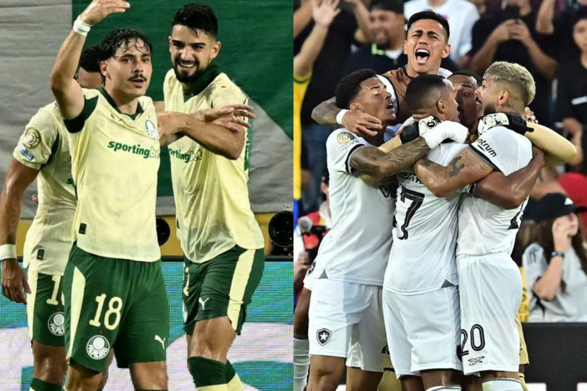 Palmeiras e Botafogo se enfrentam pelas oitavas do Mundial de Clubes (Patricia de Melo Moreira e Frederic J. Brown / AFP) Palmeiras e Botafogo se enfrentam pelas oitavas do Mundial de Clubes/Patricia de Melo Moreira e Frederic J. Brown / AFP