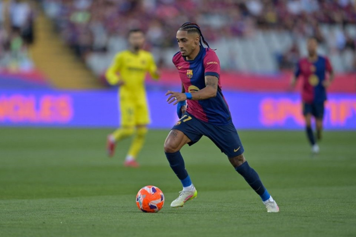 O Barcelona, de Raphinha, não participou da competição (MANAURE QUINTERO / AFP) O Barcelona, de Raphinha, não participou da competição/MANAURE QUINTERO / AFP