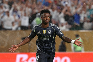 Vinicius Junior marcou o primeiro gol do Real Madrid