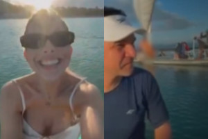 Maria Eduarda gravou vídeo momentos antes do naufrágio