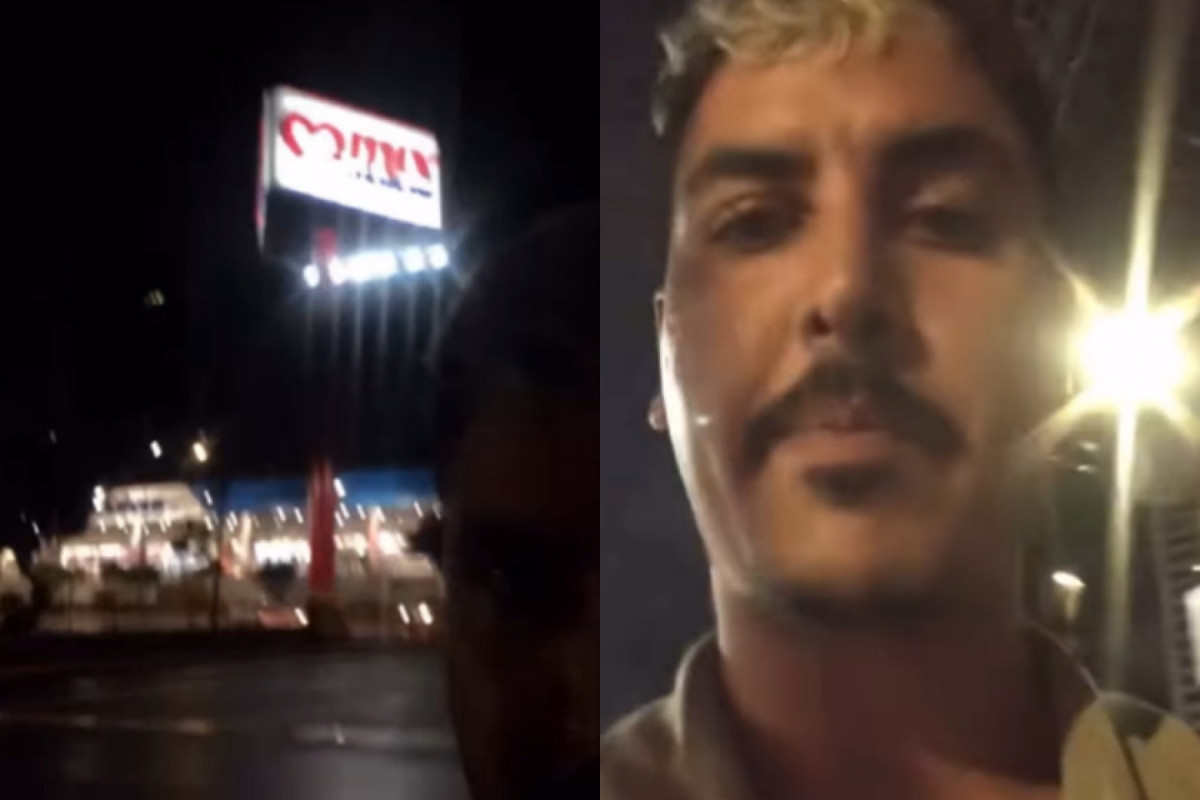Peu Carneiro relatou a ocorrência em vídeo (Reprodução) Peu Carneiro relatou a ocorrência em vídeo/Reprodução