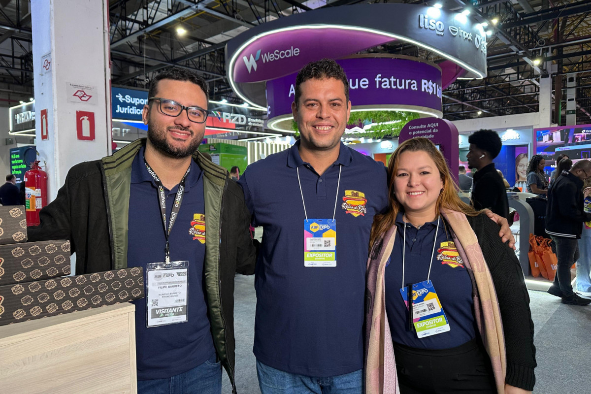 Sócios da empresa pernambucana Reino do Dog, Filipe Barreto, Ícaro Nunes e Marília Nunes