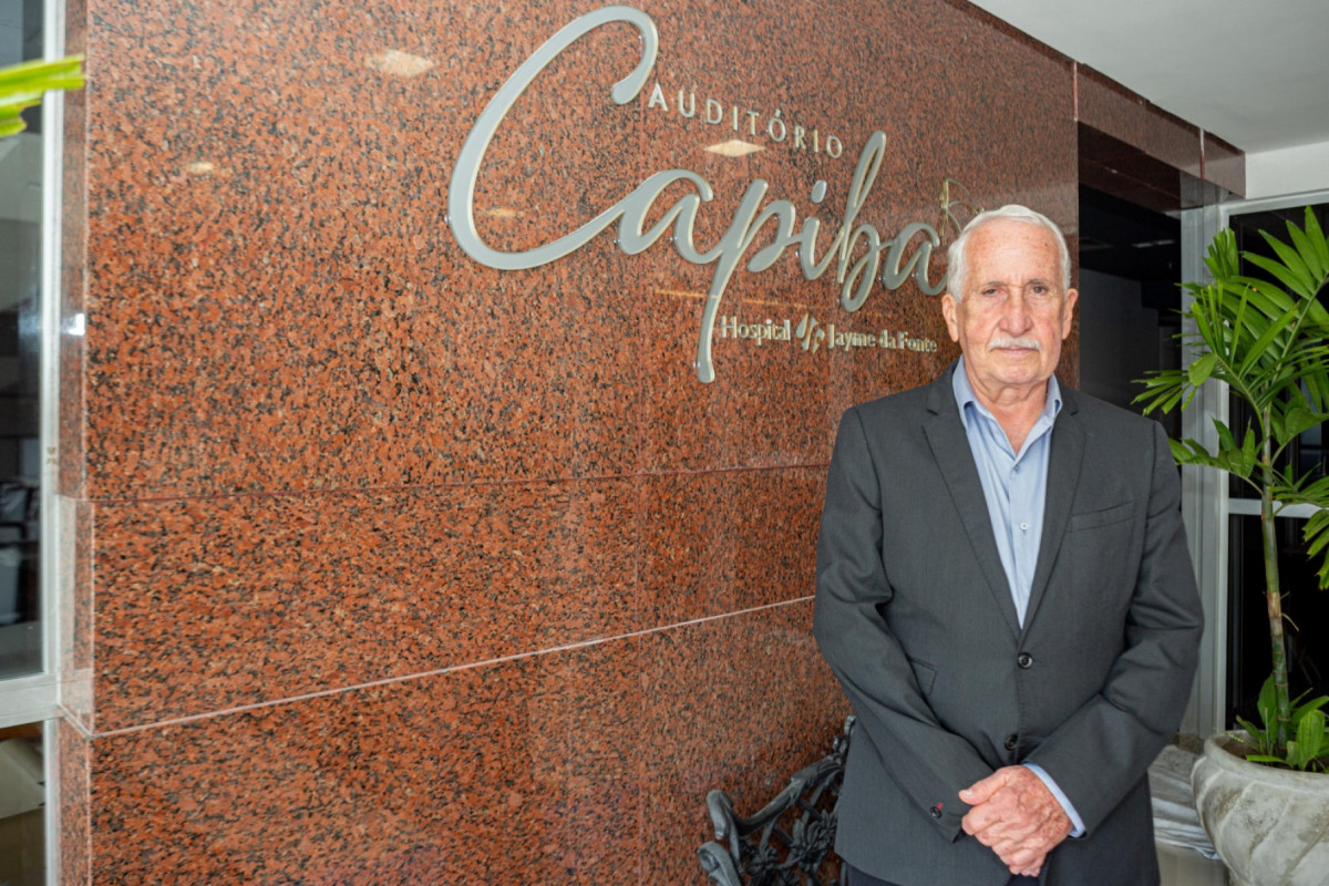 Antônio Jayme da Fonte, superintendente do HJF, comenta a trajetória do Hospital ao longo dos seus 70 anos de existência (Rafael Vieira/DP) Antônio Jayme da Fonte, superintendente do HJF, comenta a trajetória do Hospital ao longo dos seus 70 anos de existência/Rafael Vieira/DP