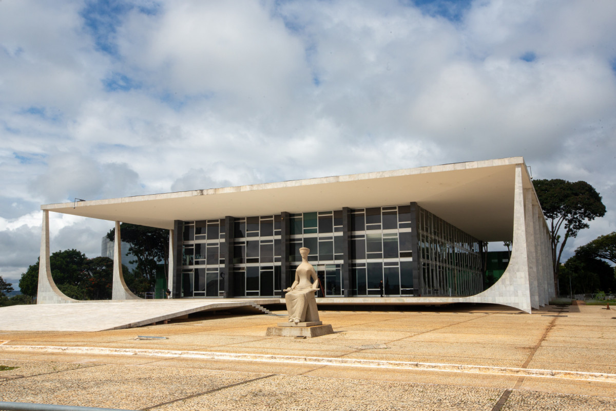 Brasília (DF) 11/04/2023 Fachada do palácio do Supremo Tribunal Federal (STF) Foto: Fabio Rodrigues-Pozzebom/ Agência Brasil (Fabio Rodrigues-Pozzebom/ Agência Brasil) Brasília (DF) 11/04/2023 Fachada do palácio do Supremo Tribunal Federal (STF) Foto: Fabio Rodrigues-Pozzebom/ Agência Brasil/Fabio Rodrigues-Pozzebom/ Agência Brasil