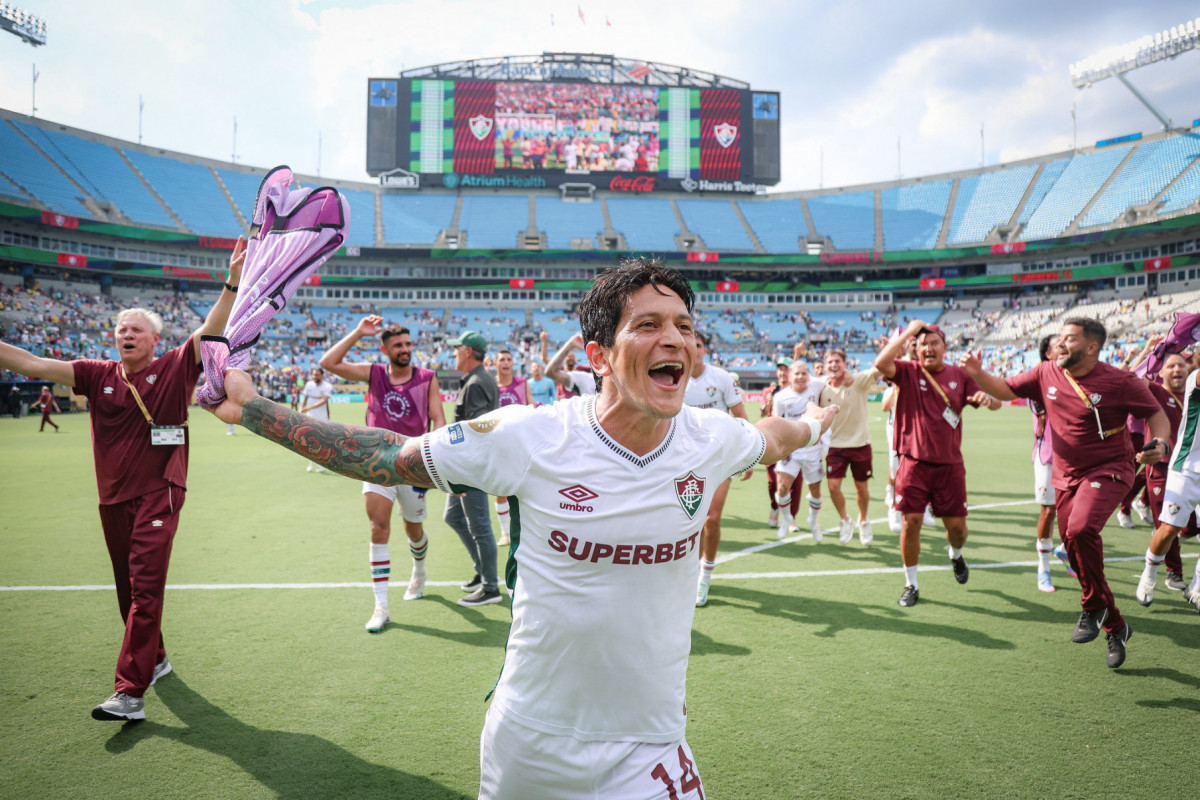 O Fluminense eliminou a Inter de Milão nas oitavas de final do Mundial de Clubes, agora, enfrenta o Al Hilal pelas quartas (Marcelo Gonçalves/ Fluminense FC) O Fluminense eliminou a Inter de Milão nas oitavas de final do Mundial de Clubes, agora, enfrenta o Al Hilal pelas quartas /Marcelo Gonçalves/ Fluminense FC