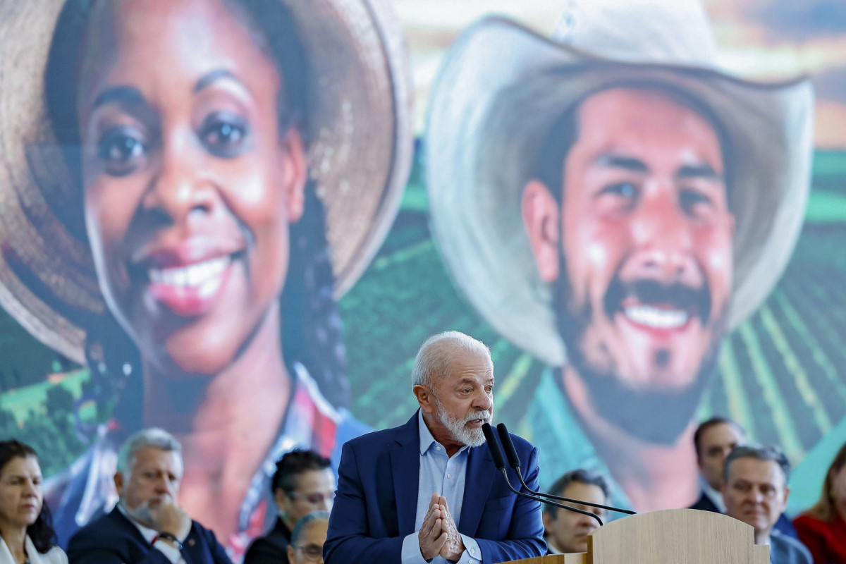 Presidente da República, Luiz Inácio Lula da Silva, durante a Cerimônia de Lançamento do Plano Safra 2025/2026/Ricardo Stuckert / PR