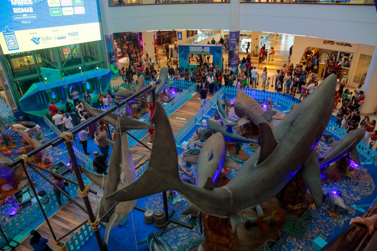 Programação de férias do shopping RioMar Recife