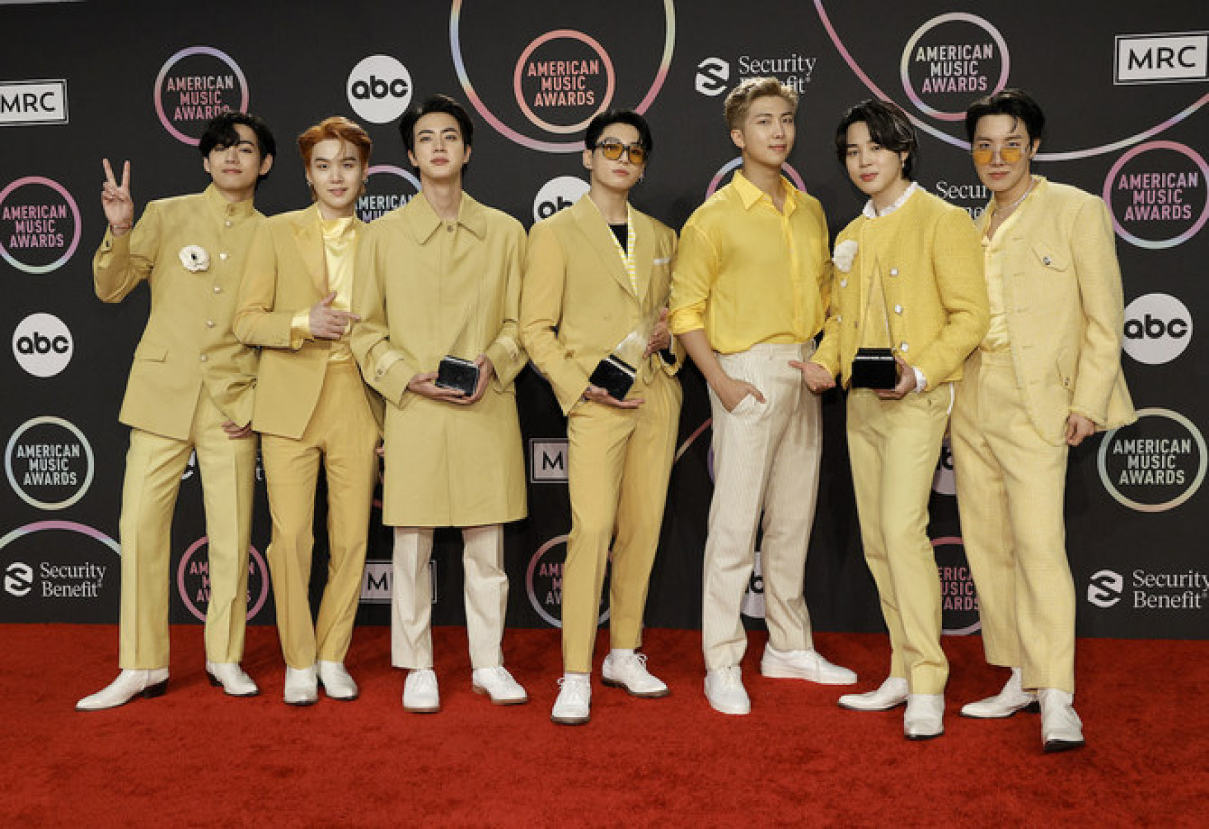 Integrantes do BTS