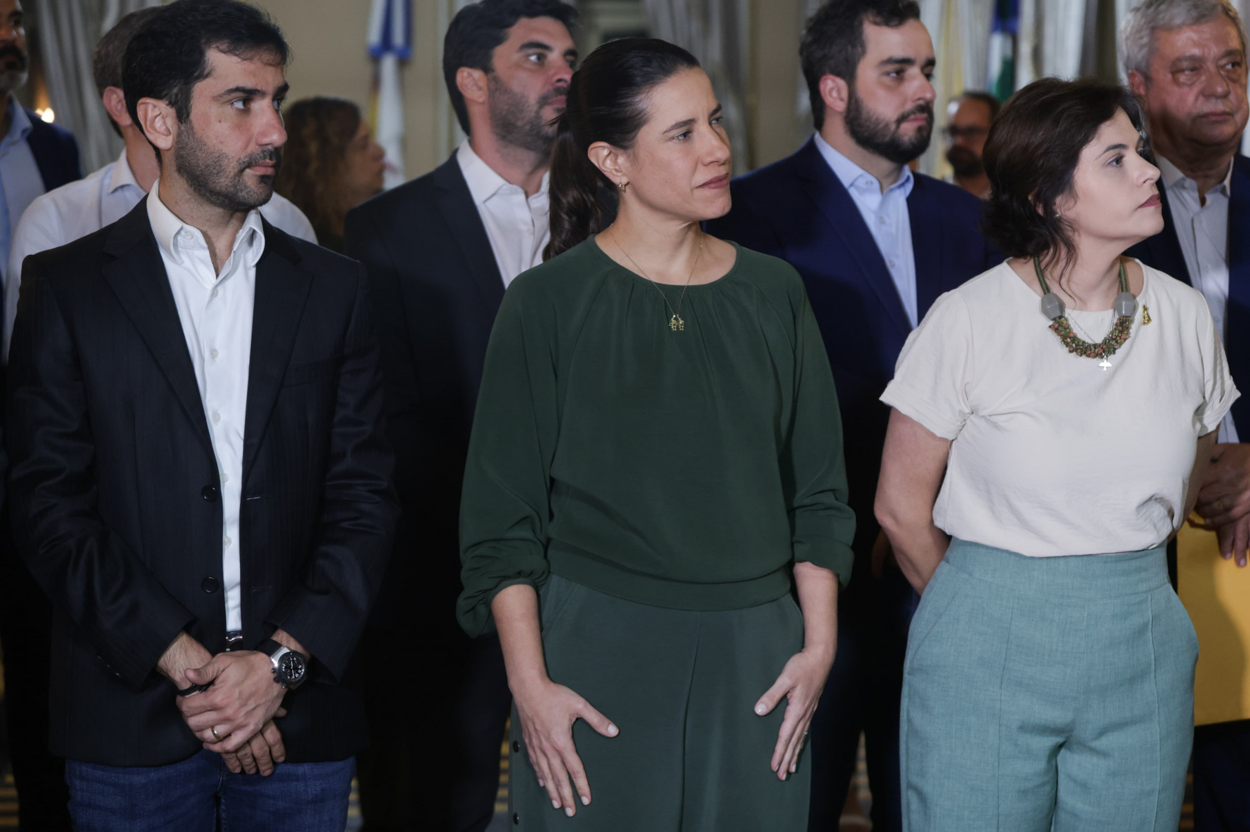 Cerimônia no Palácio do Campo das Princesas reúne políticos