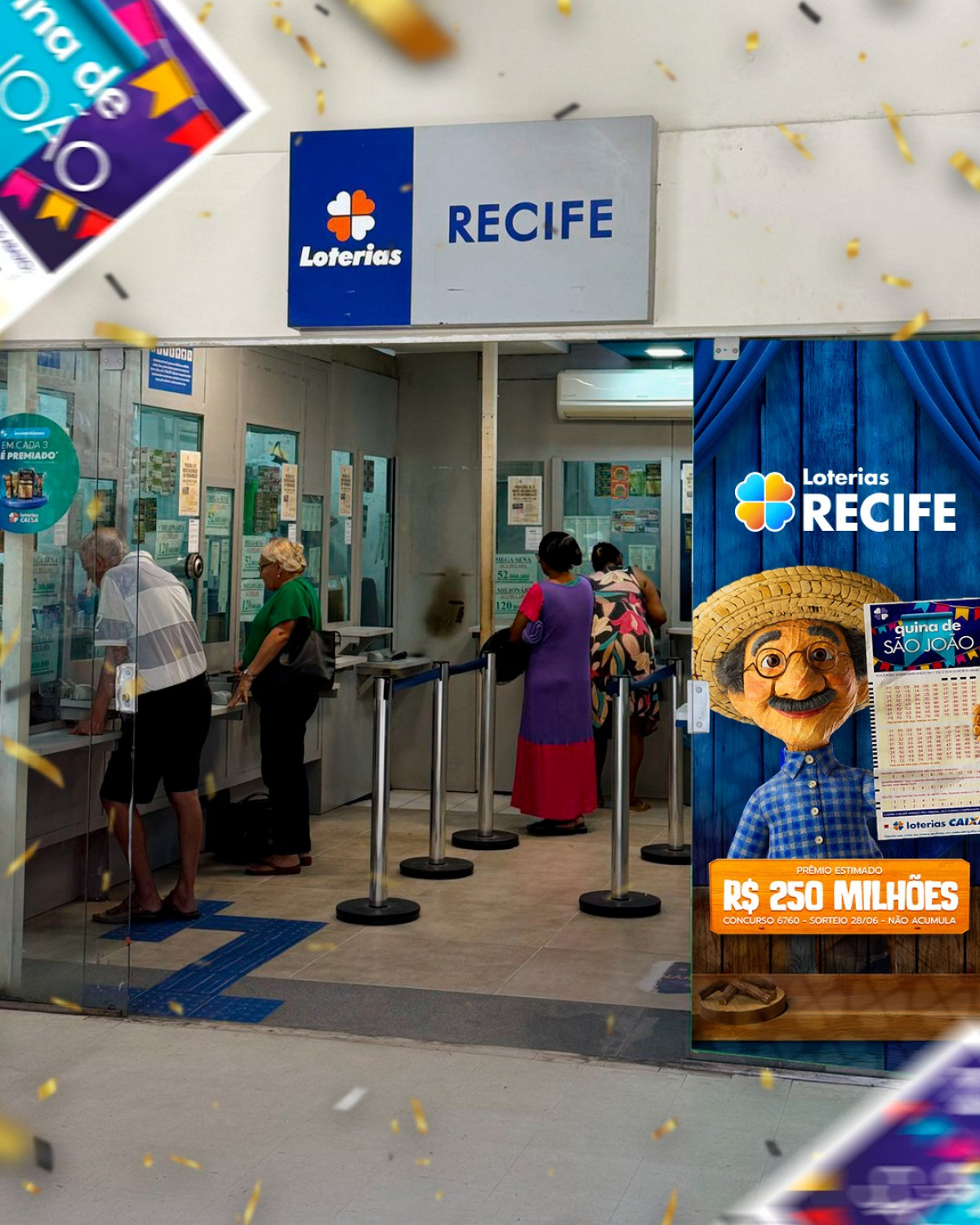 Foto: Divulgação/LOTERIAS RECIFE