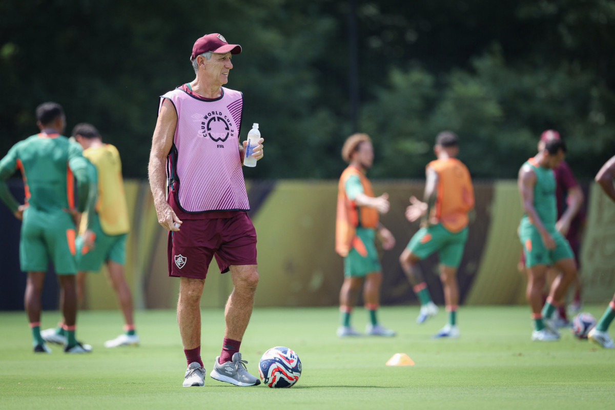 Renato Gaúcho durante treino do Fluminense/ Marcelo Gonçalves/Fluminense FC