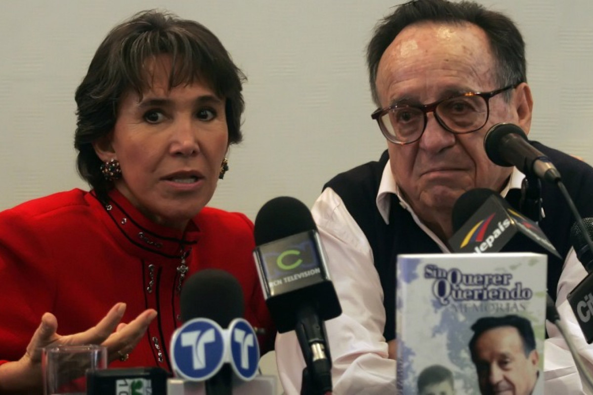 Florinda Meza e Roberto Bolaños /AFP