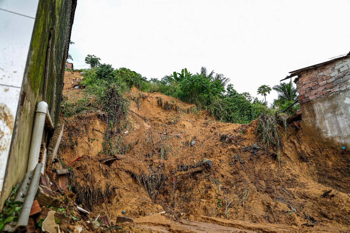 Os sete registros de deslizamentos de barreiras aconteceram em Sucupira, Dois Carneiros, Santo Aleixo, Zumbi do Pacheco e Vila Rica

/Foto: Rafael Vieira/DP Foto