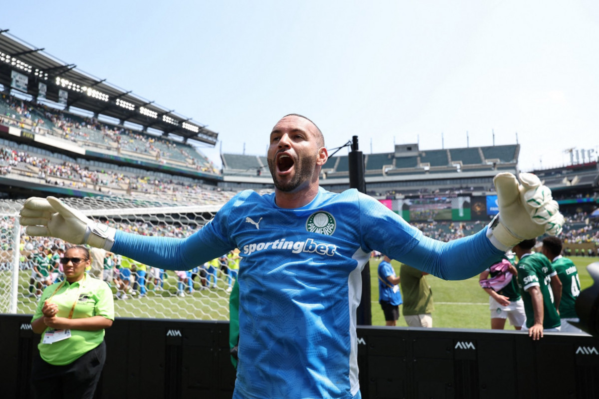 Weverton, goleiro do Palmeiras (Franck Fife/AFP) Weverton, goleiro do Palmeiras/Franck Fife/AFP