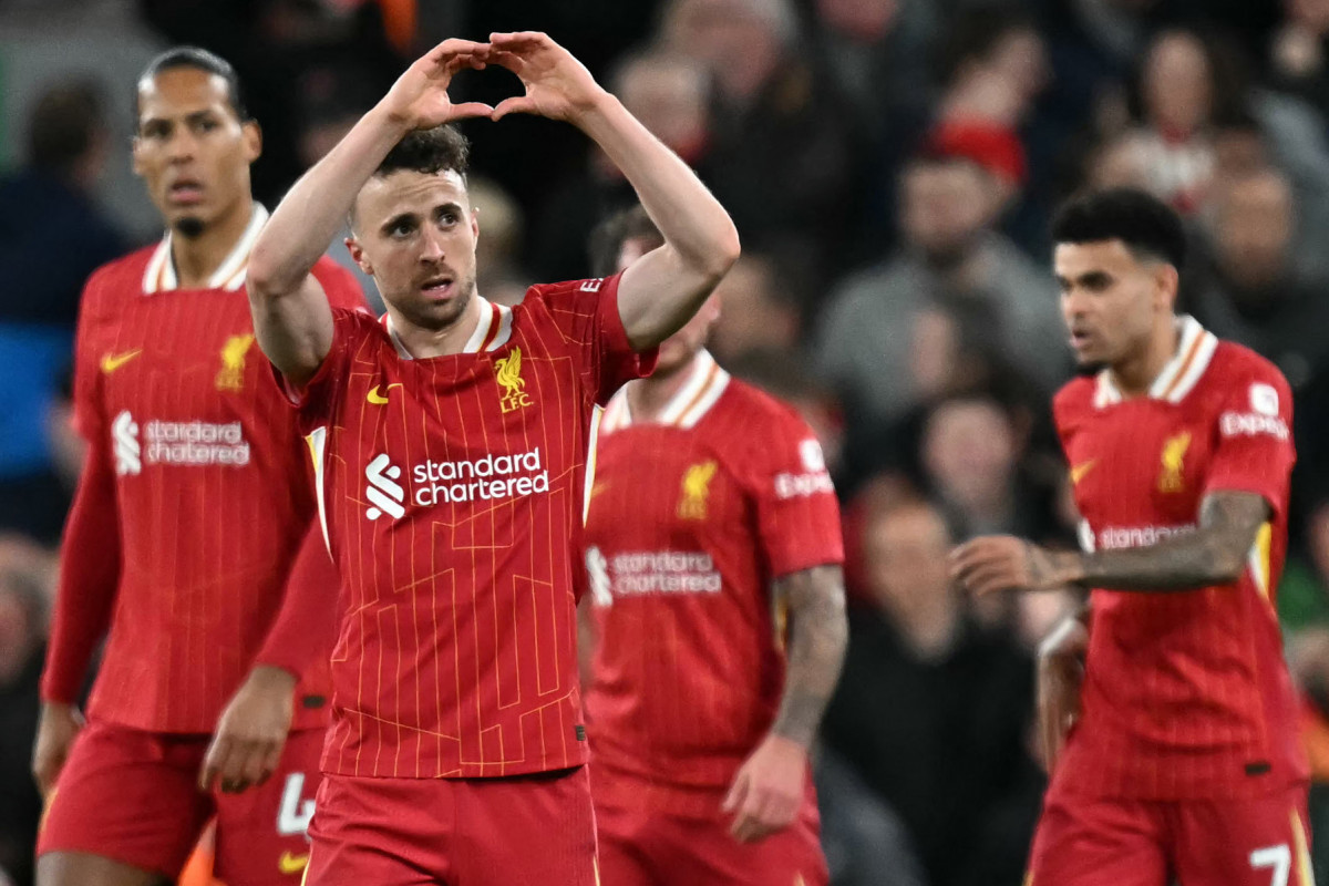 Diogo Jota teve boa passagem pelo Liverpool/PAUL ELLIS / AFP