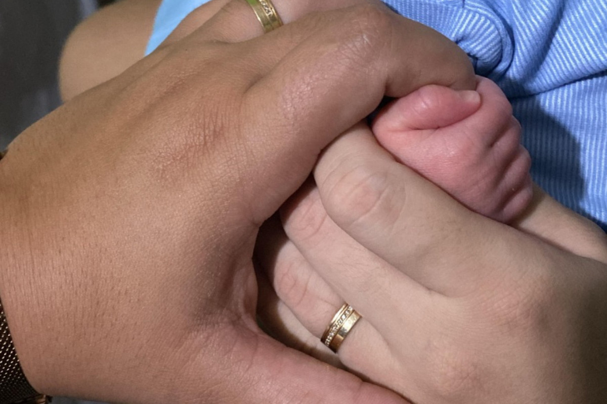 Emília, Larissa e o filho./Foto: Cortesia