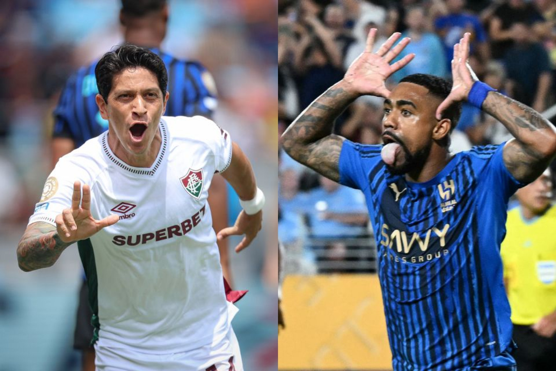 MARCELO GONÇALVES / FLUMINENSE F.C. e CHANDAN KHANNA / AFP