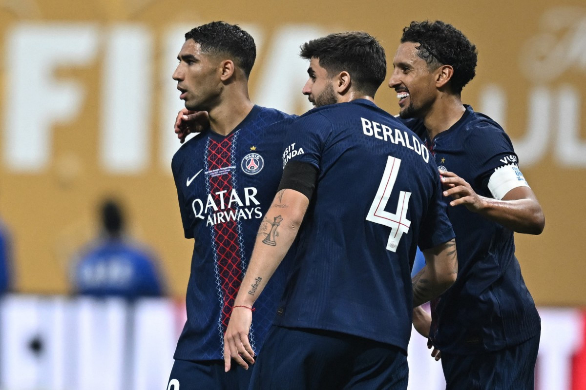 O Paris Saint Germain se classificou para as semifinais do Mundial de Clubes de 2025 (Paul Ellis/ AFP) O Paris Saint Germain se classificou para as semifinais do Mundial de Clubes de 2025/Paul Ellis/ AFP