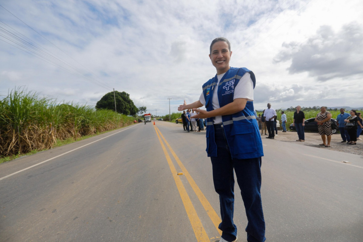 Governo Raquel Lyra entrega PE-062 requalificada e reforça desenvolvimento da Mata Norte

