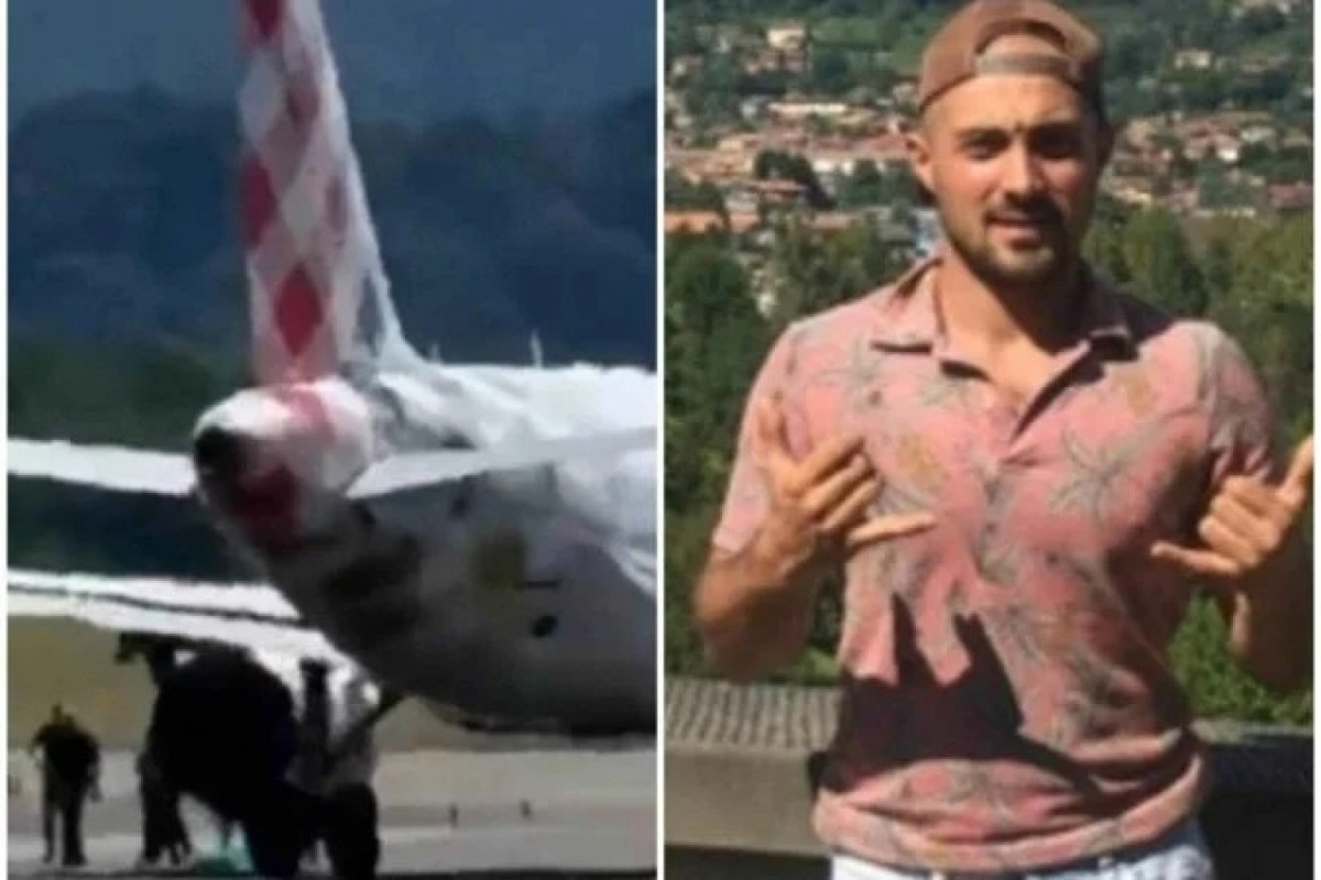 Um homem, identificado como Andrea Russo, morreu após ser sugado pela turbina de uma avião que taxiava no local (Reprodução/X/@Corriere Della Sera - Reprodução/redes sociais/Corriere Della Sera) Um homem, identificado como Andrea Russo, morreu após ser sugado pela turbina de uma avião que taxiava no local/Reprodução/X/@Corriere Della Sera - Reprodução/redes sociais/Corriere Della Sera