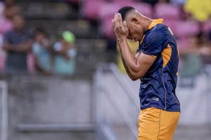 São Lourenço da Mata, PE, 30/05/2025 - RETRÔ X GUARANI - Na tarde deste sábado(31), a equipe do Retrô recebeu a equipe do Guarani pelo Campeonato Brasileiro da Serie C 2025. Mascote