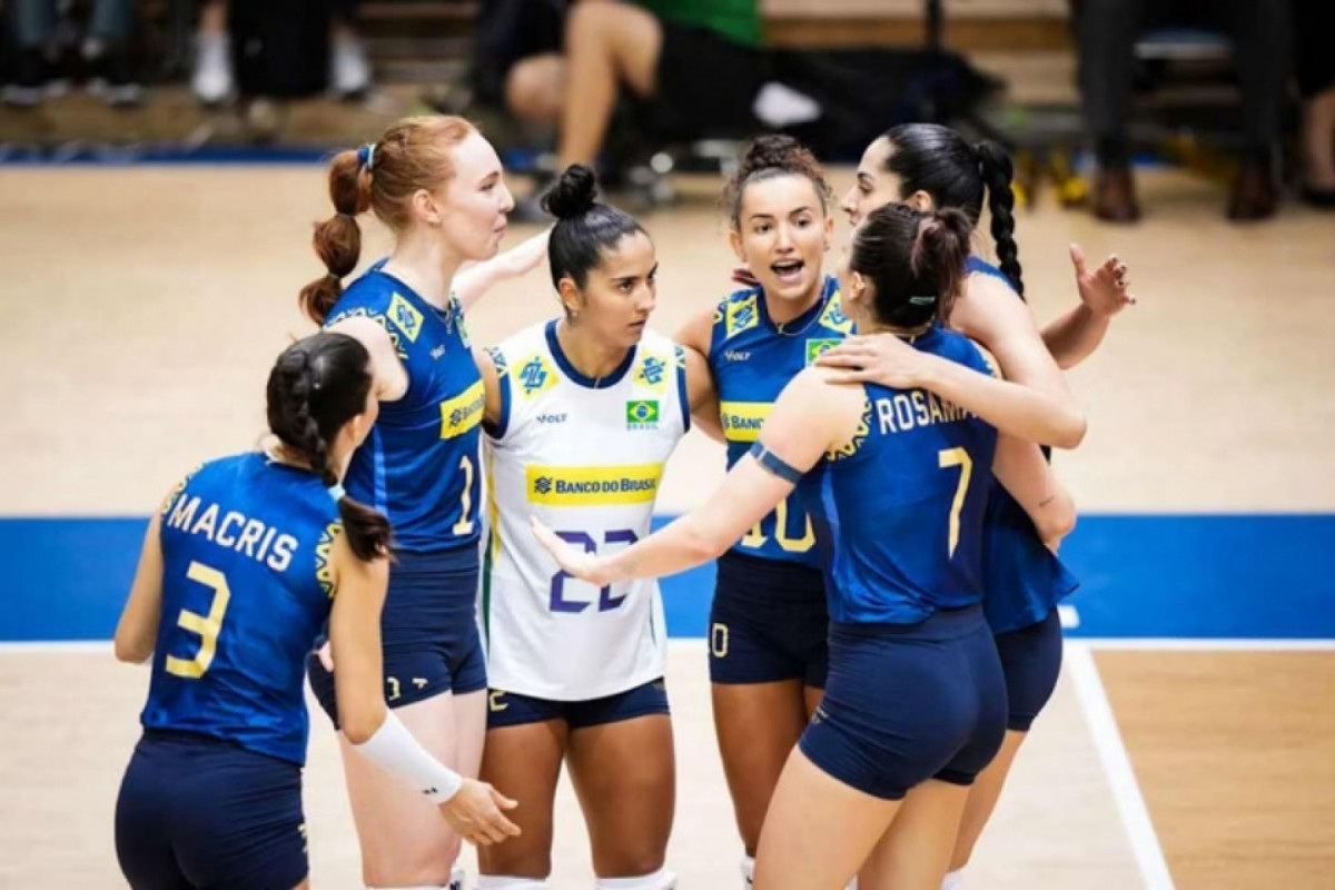 Seleção Brasileira Feminina de vôlei (Reprodução/ Volleyball World) Seleção Brasileira Feminina de vôlei/Reprodução/ Volleyball World