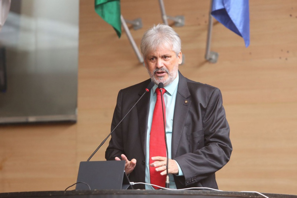 O vereador Osmar Ricardo.