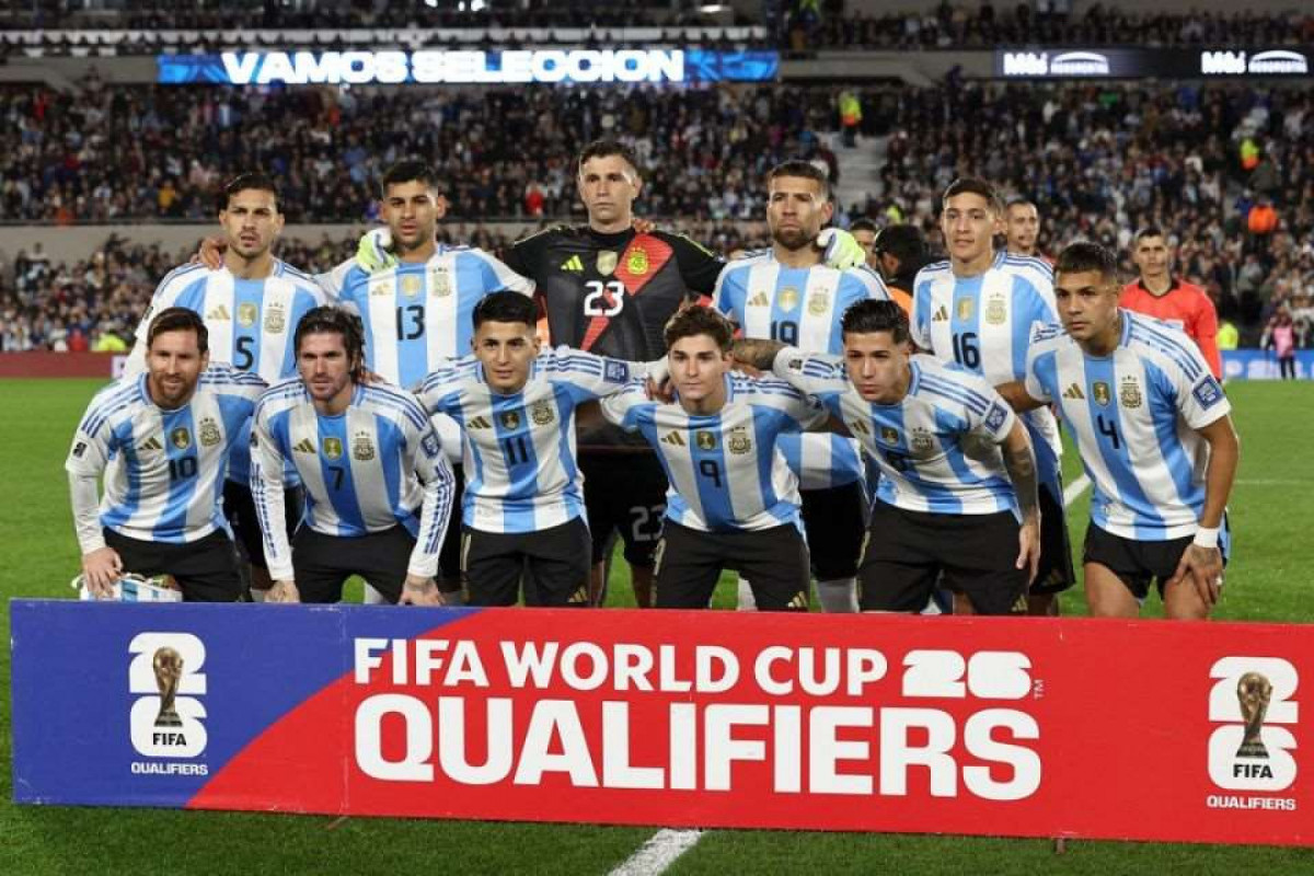 Seleção da Argentina em partida pelas Eliminatórias/ALEJANDRO PAGNI / AFP