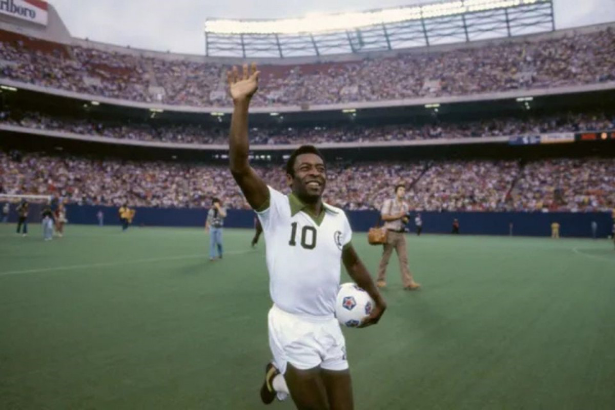 Pelé durante a sua passagem no Cosmos (New York Cosmos / Divulgação) Pelé durante a sua passagem no Cosmos/New York Cosmos / Divulgação