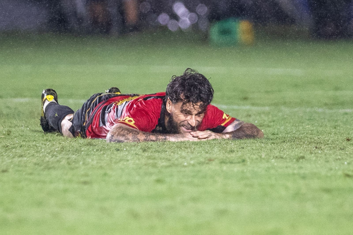 Lucas Lima isolou o pênalti cobrado contra a equipe do Ceará/Rafael Vieira/ DP Foto