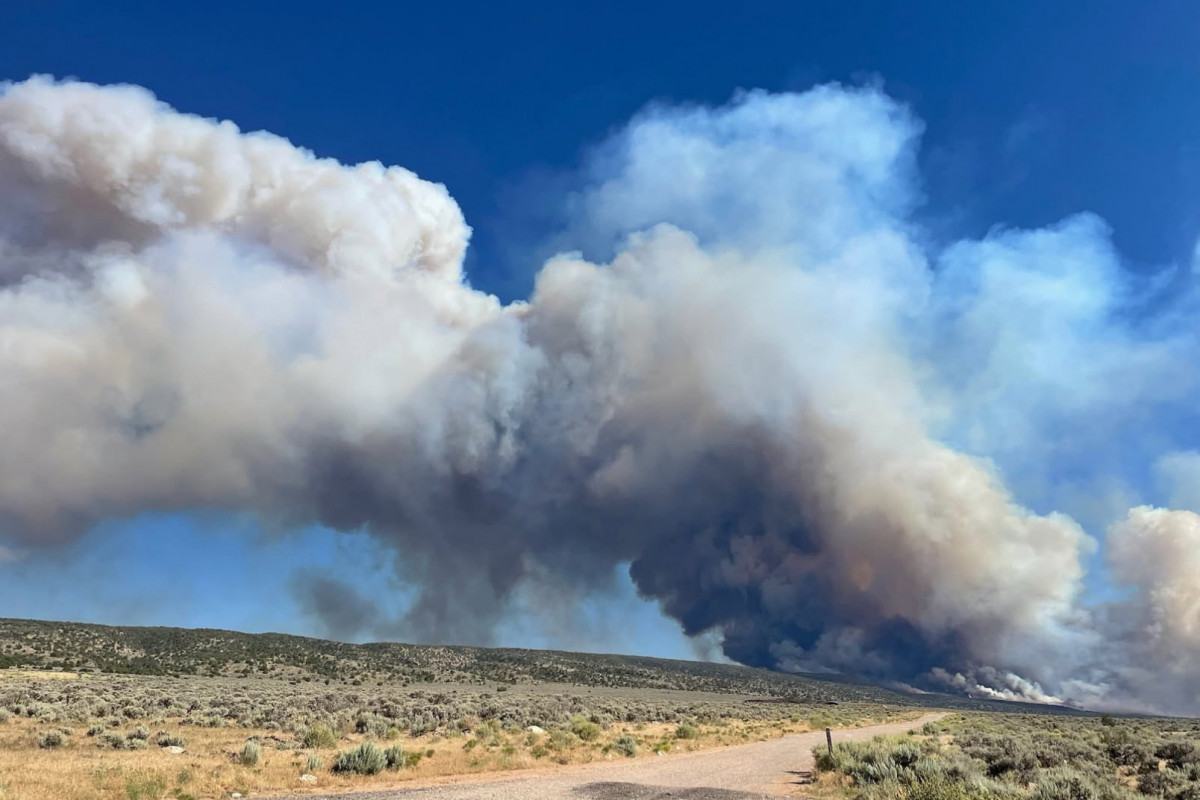 O incêndio se espalhava rapidamente (Reprodução/Bureau of Land Management Arizona Fire Management) O incêndio se espalhava rapidamente/Reprodução/Bureau of Land Management Arizona Fire Management