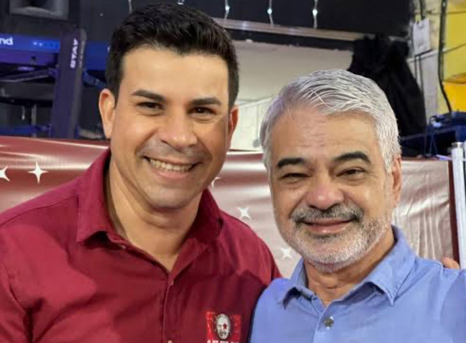 Carlos Veras e Humberto Costa
