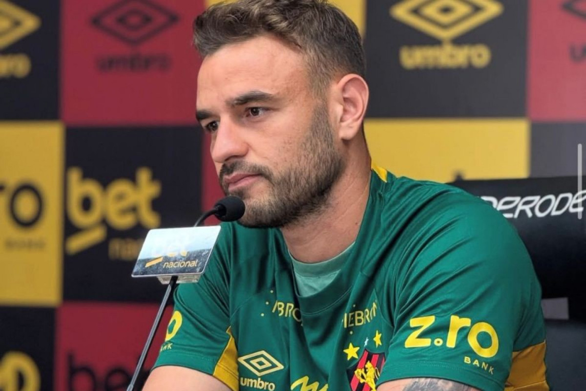 Gabriel Vasconcelos, novo goleiro do Sport (Tiago Pavão / Sport Recife) Gabriel Vasconcelos, novo goleiro do Sport/Tiago Pavão / Sport Recife