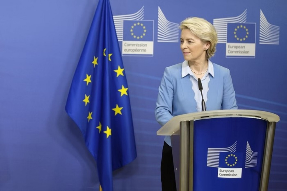 A presidente da Comissão Europeia, Ursula von der Leyen (Thierry Monasse/ Getty Images) A presidente da Comissão Europeia, Ursula von der Leyen/Thierry Monasse/ Getty Images