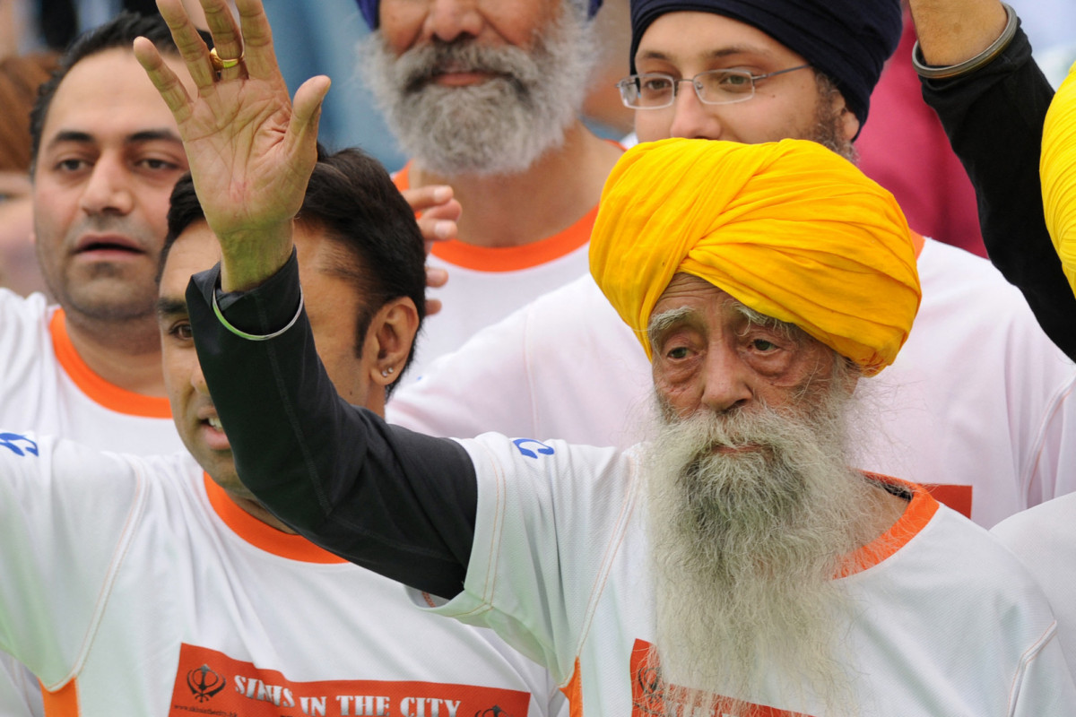 Fauja Singh, indiano maratonista (DALE DE LA REY / AFP) Fauja Singh, indiano maratonista/DALE DE LA REY / AFP