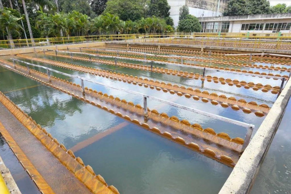 Sistema Botafogo da Compesa, localizado em Igarassu