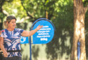 Verônica que obra provoque supressão de árvores no parque - Nivaldo Fran/DP Foto