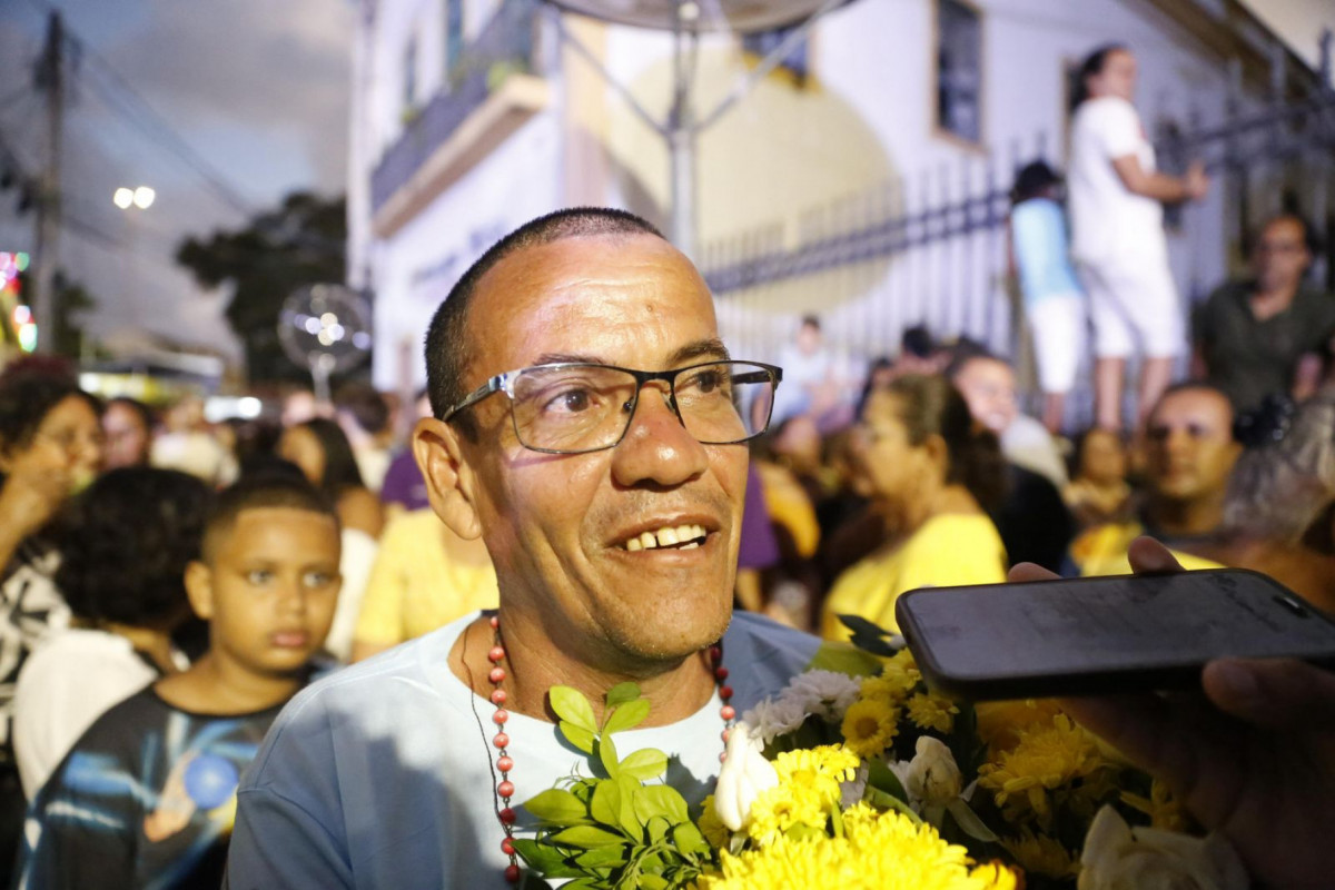 Wilson Gonzaga, devoto de N. Sra. do Carlos e morador de São Lourenço da Mata