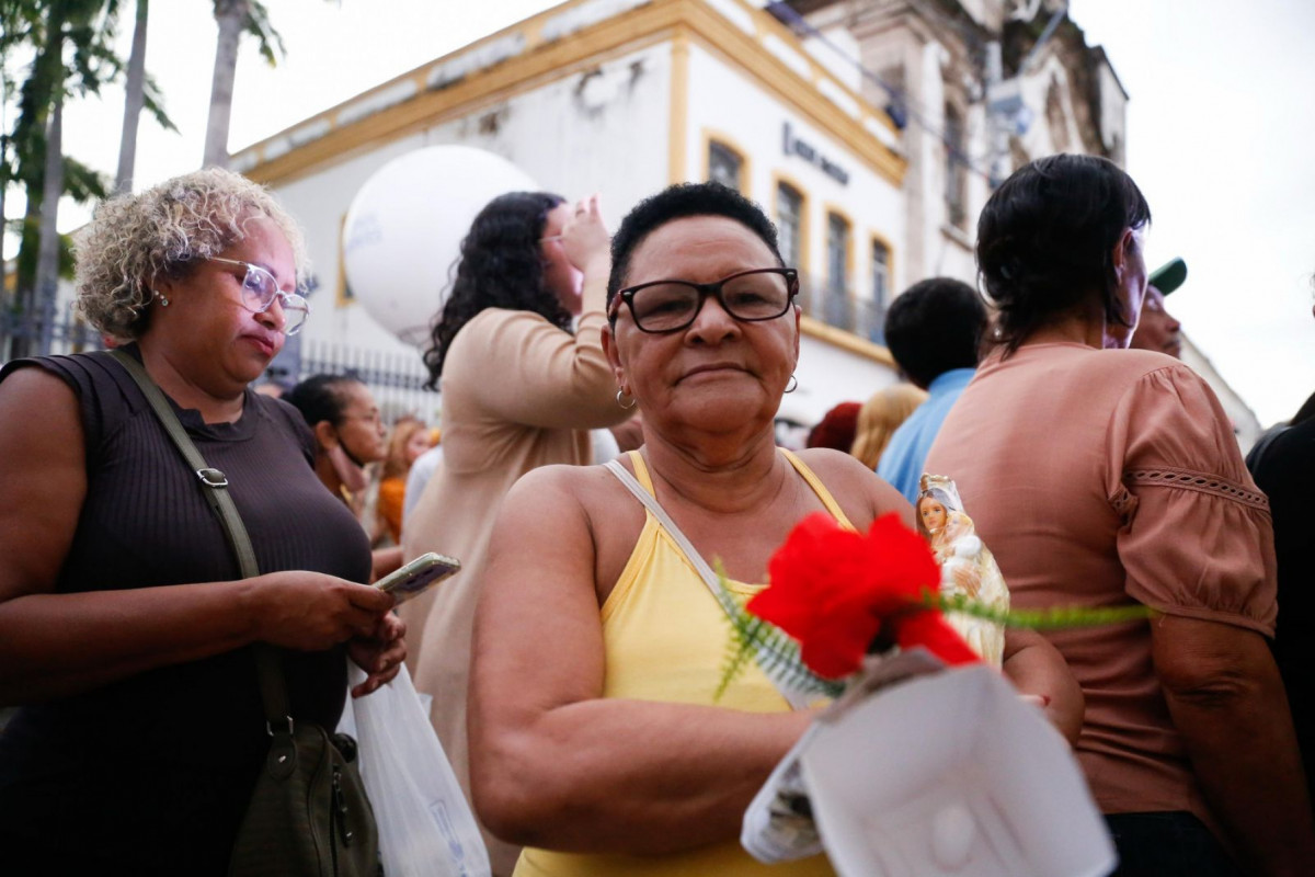 Eliene Barbosa, moradora de Cavaleiro, em Jaboatão dos Guararapes