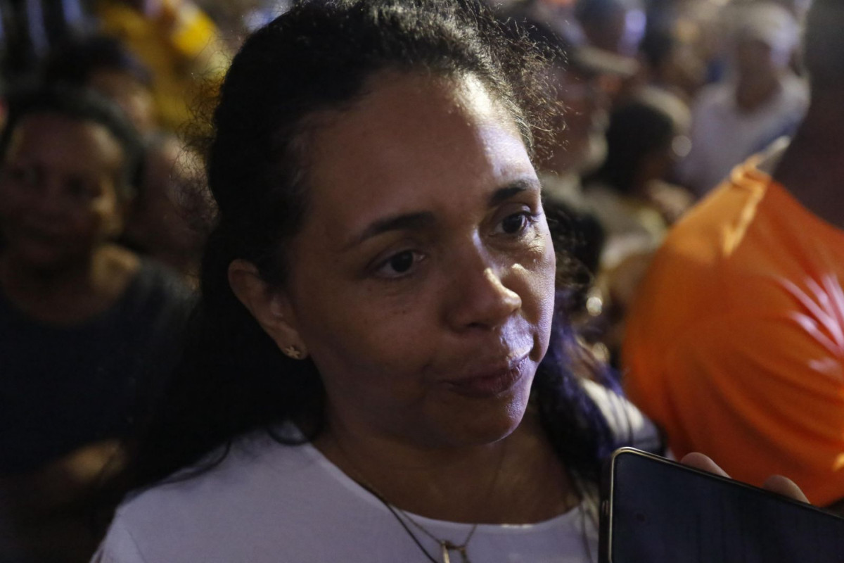 Elizandra Ribeiro, de Manaus (AM) e primeira vez na Festa de Nossa Senhora do Carmo
