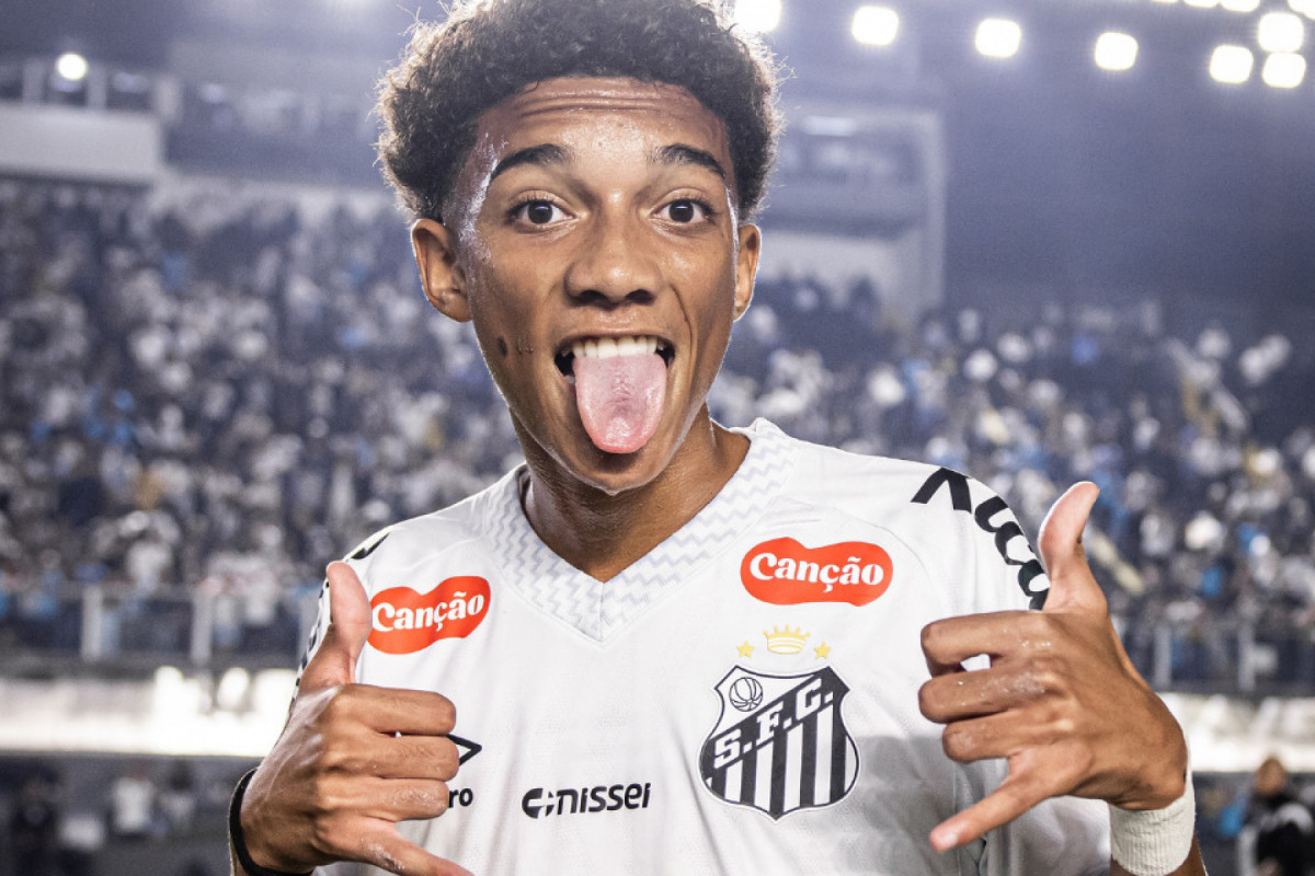 Robinho Júnior, atacante do Santos/Raul Baretta/ Santos FC