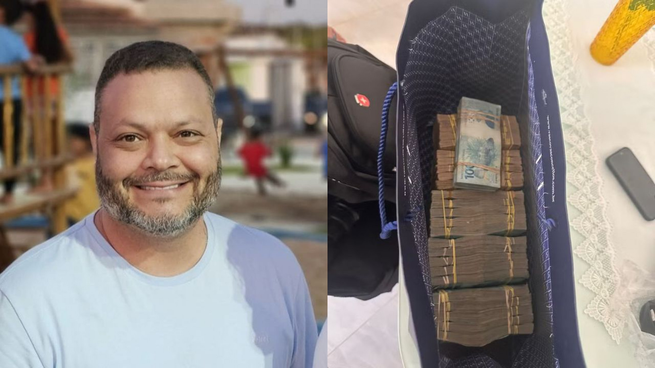 Francisco Nascimento (União Brasil), que ficou conhecido por ter jogado uma sacola com dinheiro pela janela em um dia em que foi preso pela Polícia Federal 