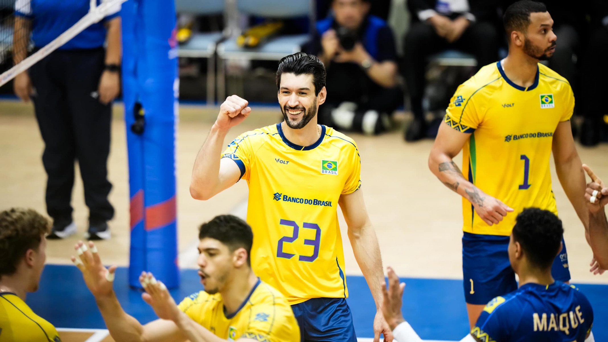 Flávio, jogador da Seleção Brasileira de vôlei