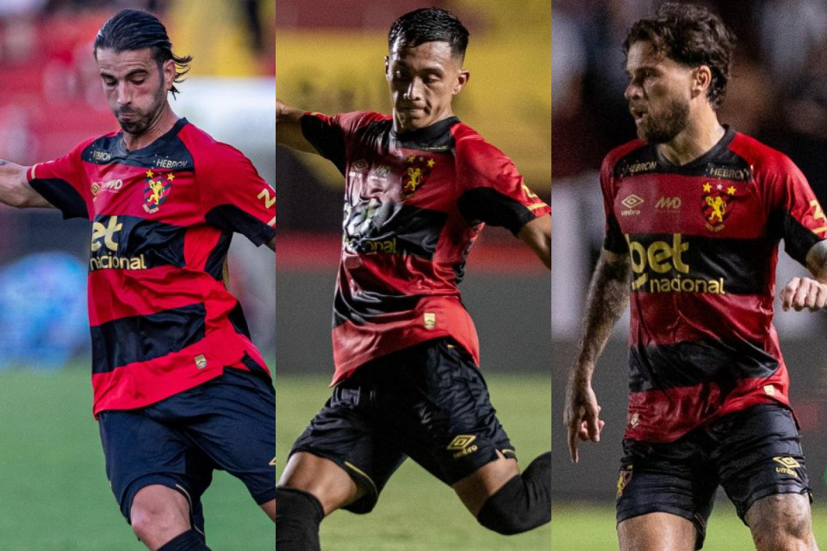 Sérgio Oliveira, Atencio e Lucas Lima são opções no meio-campo do Sport (Rafael Vieira/DP Foto) Sérgio Oliveira, Atencio e Lucas Lima são opções no meio-campo do Sport/Rafael Vieira/DP Foto