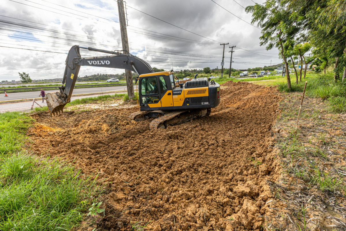 Obras no Sistema Pirapama