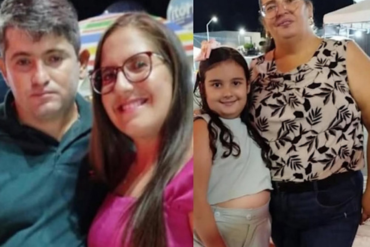 Vítimas: Francisco Eudo Albuquerque Coelho, 31 anos, a esposa Jessica Rodrigues Coelho, 28 anos; Maria do Socorro Albuquerque, 43 anos, e a Maria Vitória. 