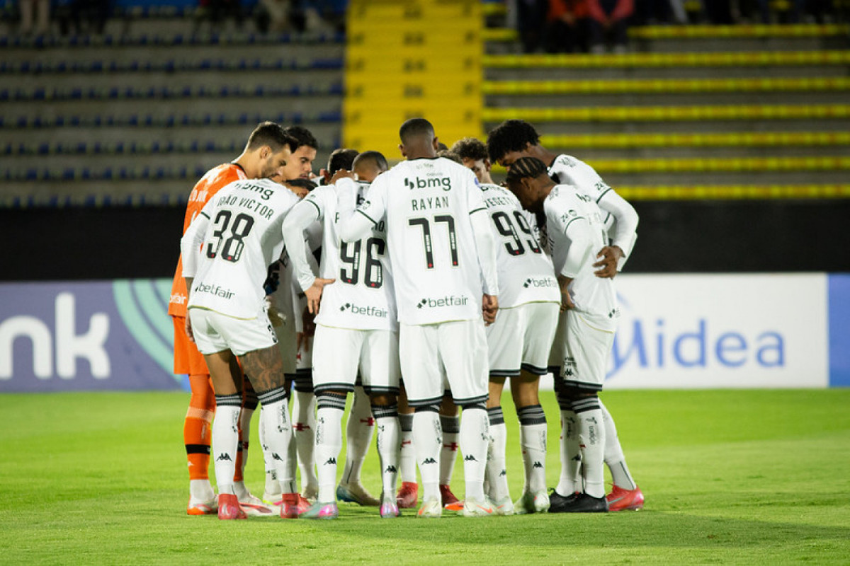 O Vasco perdeu a primeira partida contra o Independiente Del Valle, por 4 a 0 (Matheus Lima/Vasco) O Vasco perdeu a primeira partida contra o Independiente Del Valle, por 4 a 0/Matheus Lima/Vasco
