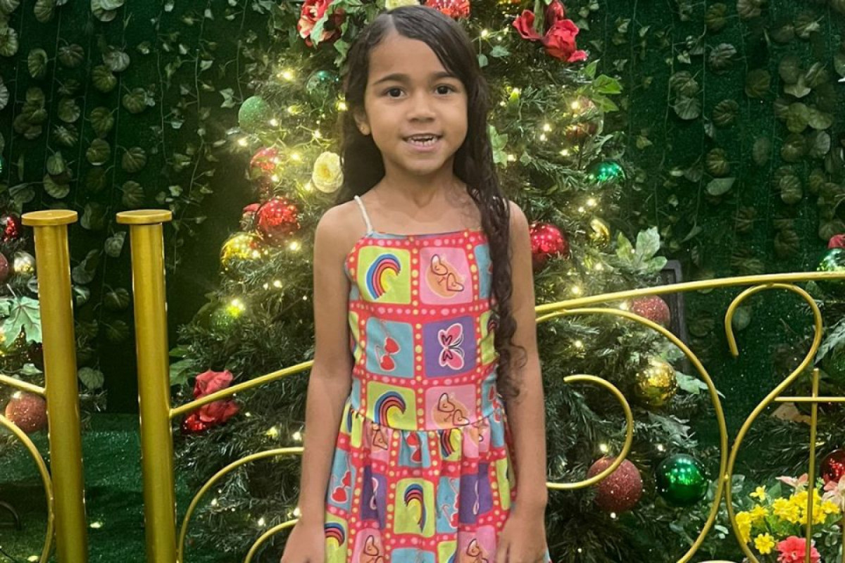 Emilly Vitória, de seis anos, foi baleada na cabeça no últiom domingo (20), durante uma festa infantil em Jaboatão, no Grande Recife (Foto: Cortesia) Emilly Vitória, de seis anos, foi baleada na cabeça no últiom domingo (20), durante uma festa infantil em Jaboatão, no Grande Recife/Foto: Cortesia